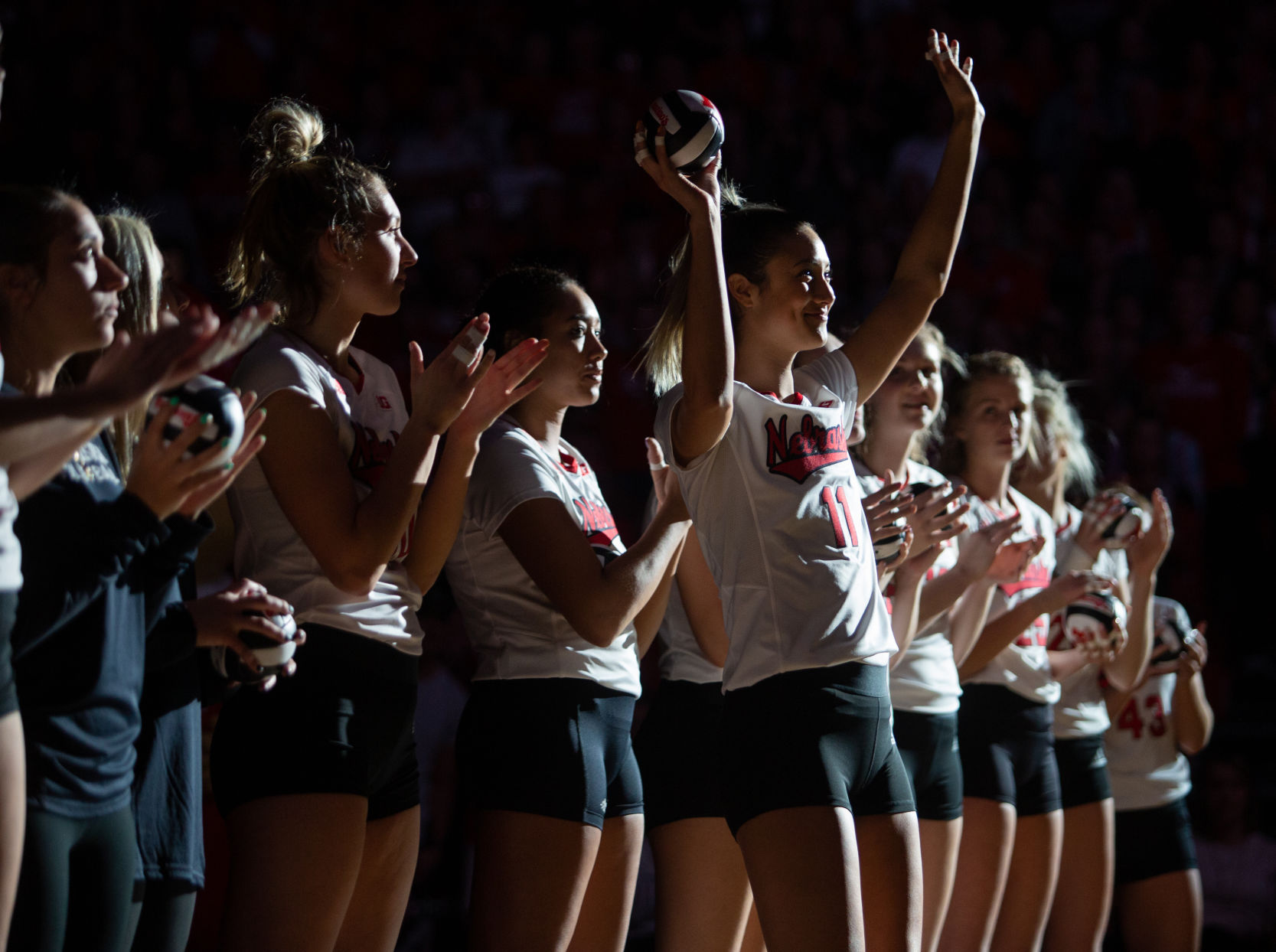 Nebraska Volleyball vs. Iowa Photo No. 1